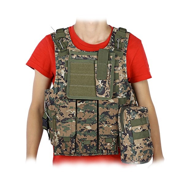 Gilet de survie tactique multipoches militaire 