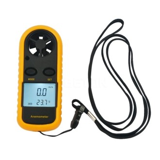 Anémomètre et Thermomètre portable avec écran digital