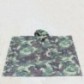 Poncho en polyester à motif camouflage