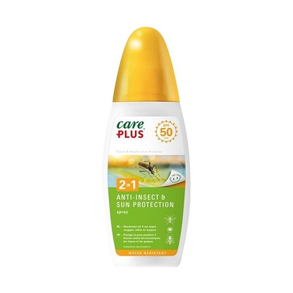 Pulvérisateur Anti-Insecte et Protection Solaire SPF50 Care Plus 150 ml