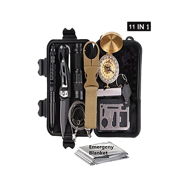 Coffret d’accessoires de survie 11 Outils