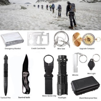 Coffret d’accessoires de survie 11 Outils